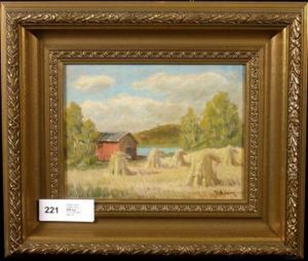 Untitled Oil Painting by Uuno Soldan