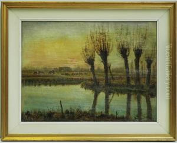 Veduta Di Campagna Oil Painting by Erminio Soldera
