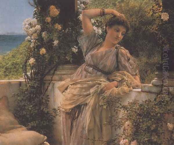 The Frigidarium I Oil Painting by Sir Lawrence Alma-Tadema