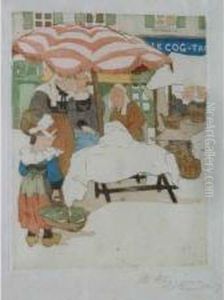 Scene De Marche A Pont Aven