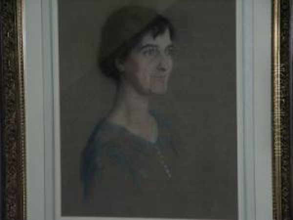 Portrait Of A Lady Oil Painting by George Lorraine Stampa