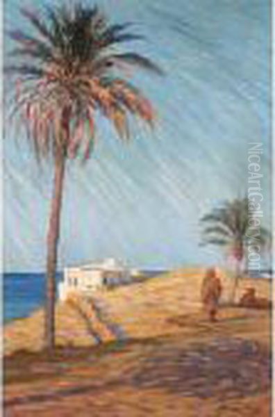 Le Dune Sul Mare Oil Painting by Vito Stracquadaini