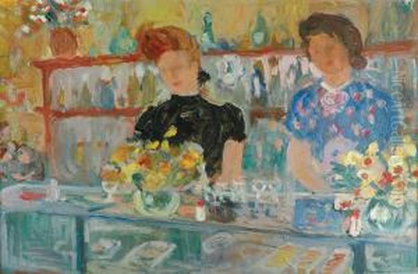 Barmanki Oil Painting by Janina Sussle-Muszkietowa