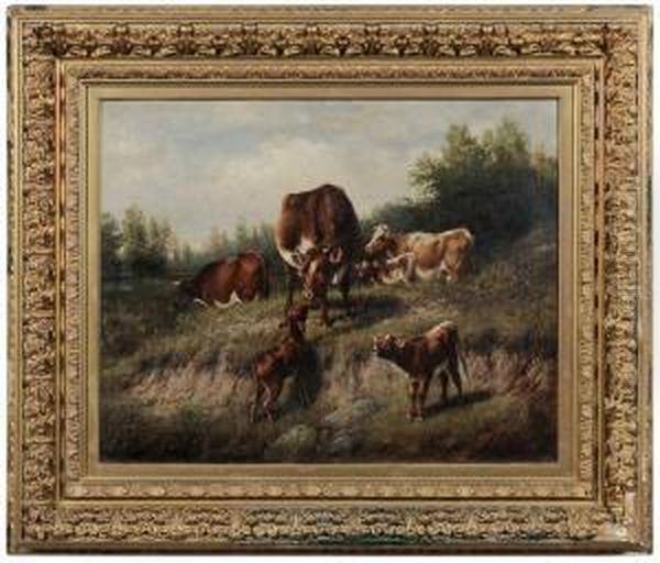 Motherly Solicitude Oil Painting by Arthur Fitzwilliam Tait