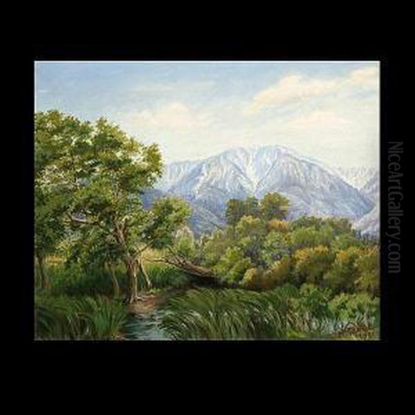 Untitled Oil Painting by Herman Tange