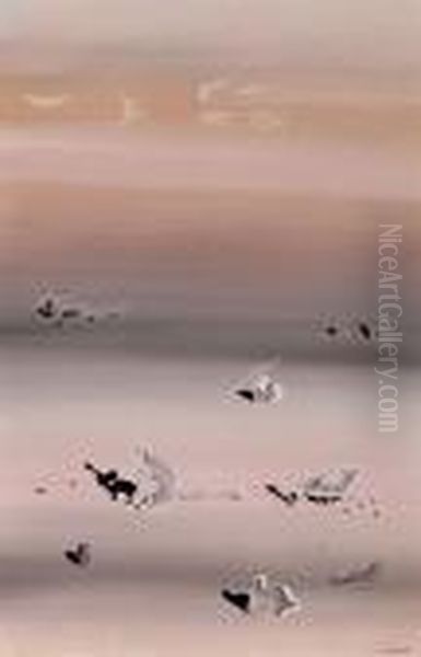 Sans Titre Oil Painting by Yves Tanguy
