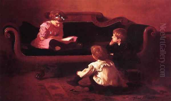The Fairy Tale Oil Painting by Thomas Pollock Anschutz