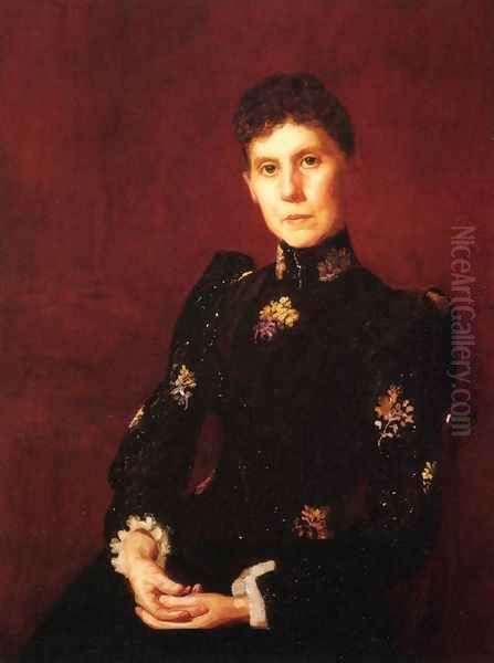 Portrait of Emil Fairchild Pollock Oil Painting by Thomas Pollock Anschutz