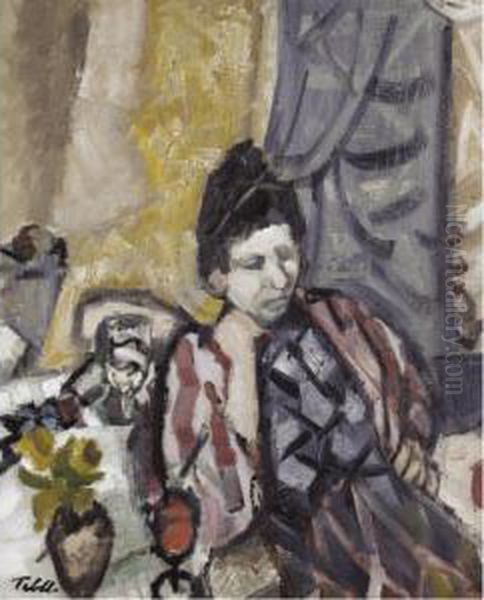 Madam Oil Painting by Geoffrey Tibble