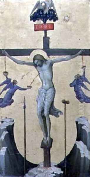 Crucifixion Oil Painting by Fra Angelico (Guido di Pietro)