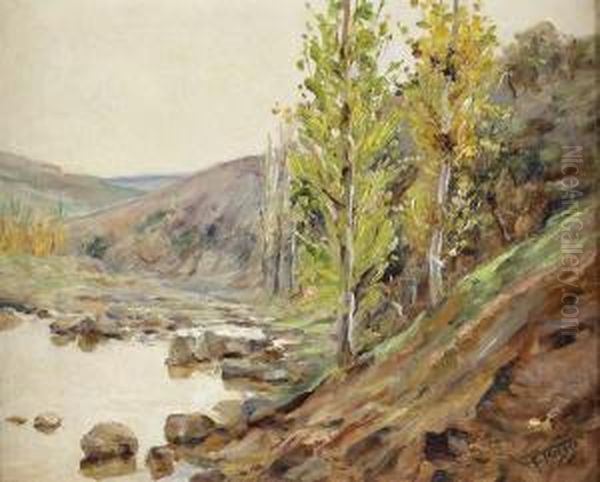 Aguas E Ouro (guerreiros) Oil Painting by Falcao Trigoso