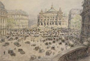 Paris, Midi, Place De L'opera
