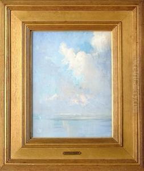 A Study Of Sea And Sky Oil Painting by Percyval Tudor-Hart