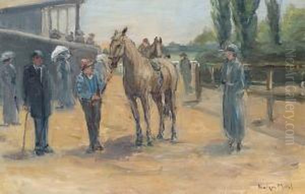 Outside The Track Oil Painting by Willem F.A.I. Vaarzon Morel
