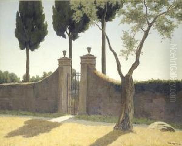 Il Cancello Oil Painting by Memo Vagaggini