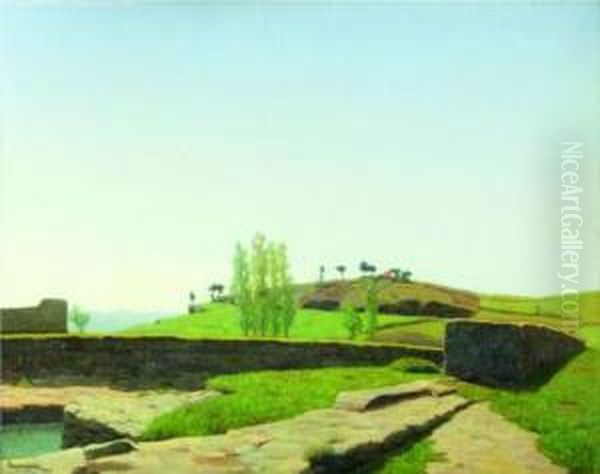 Sul Greve Oil Painting by Memo Vagaggini