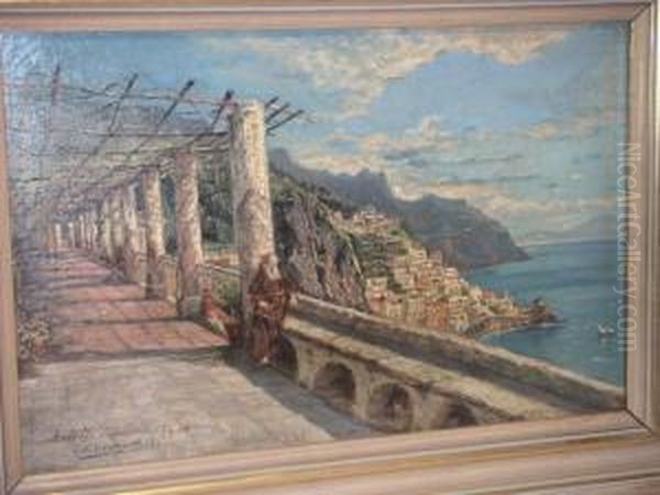 Vued'italie Oil Painting by Franz Van Den Hove