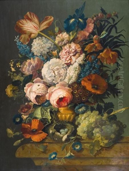 Bloemenweelde Oil Painting by Jan van Os