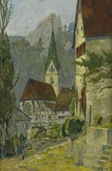 Ohne Titel Oil Painting by Hans Von Heider