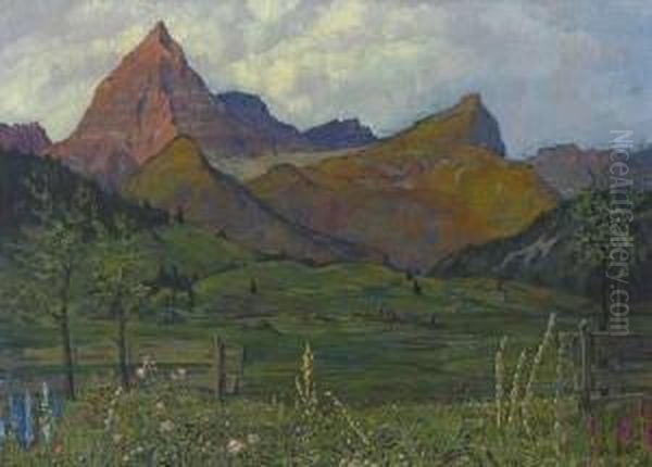 Ohne Titel Oil Painting by Hans Von Heider