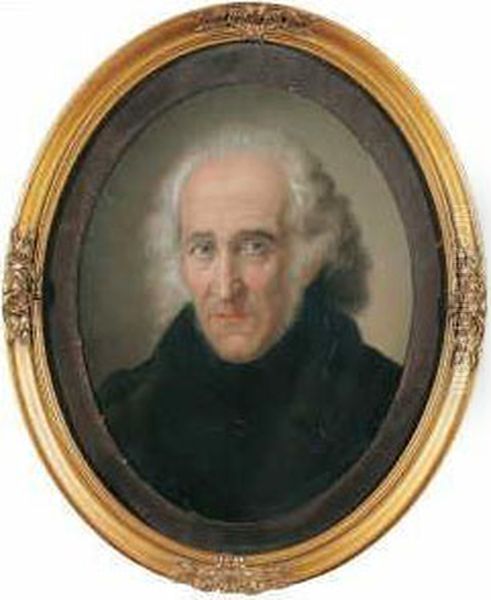 Padagogen J. H. Pestalozzi (1746-1827). Oil Painting by Franz Gerhard Von Kugelgen