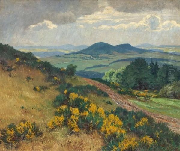 Eifellandschaft Oil Painting by Fritz Von Wille