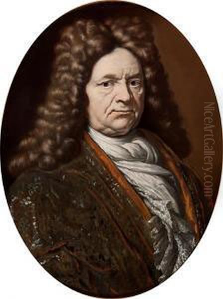 Portrait Of A Young Man Oil Painting by Jan Abel Wassenberghi