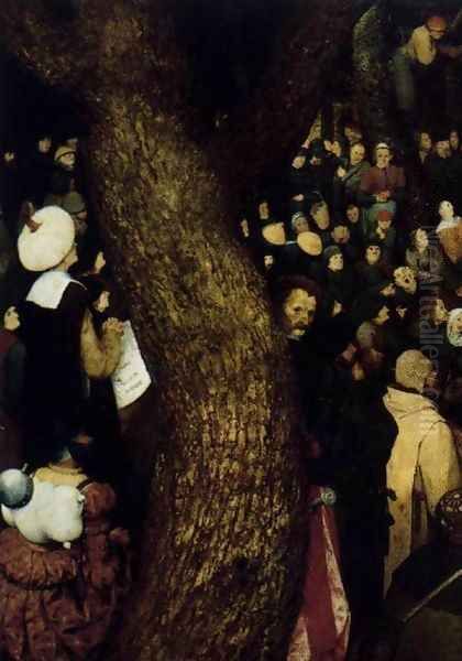 The Sermon of St John the Baptist (detail) 1566 3 Oil Painting by Jan The Elder Brueghel