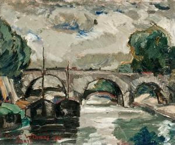From Paris Oil Painting by Einari Wehmas