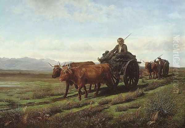 Going to Market Oil Painting by Rosa Bonheur
