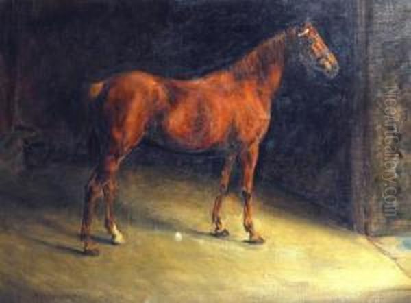 Untitled Oil Painting by Rowland Wheelwright
