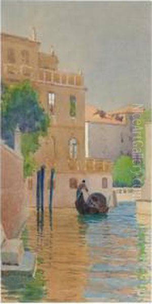 Venice Oil Painting by William John Whittemore