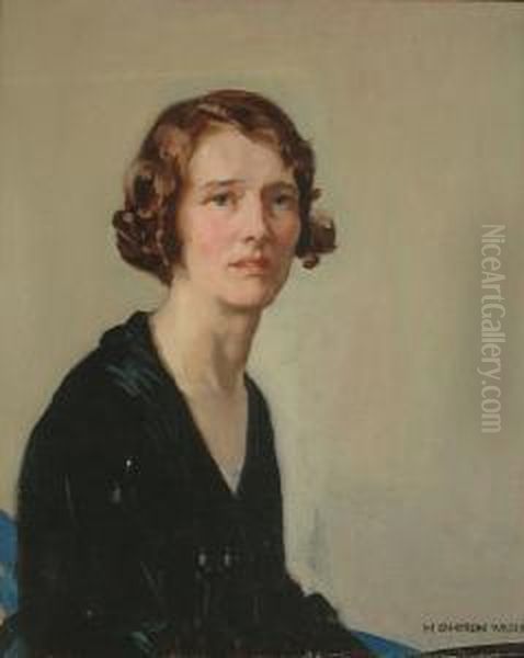 Portrait Of A Lady Oil Painting by Hugh Cameron Wilson
