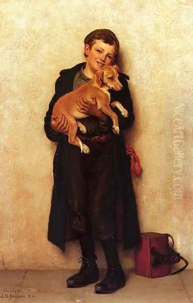 The Bootblack I by John George Brown