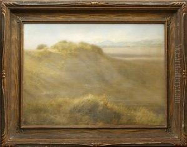Sand Dunes Oil Painting by Willard E. Worden