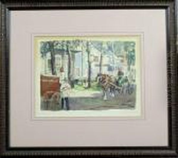 8 O'clock Oil Painting by George Hand Wright