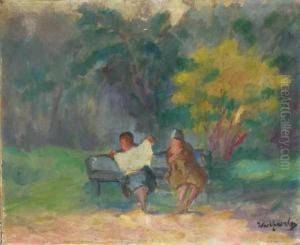 Sur Un Banc Au Parc
