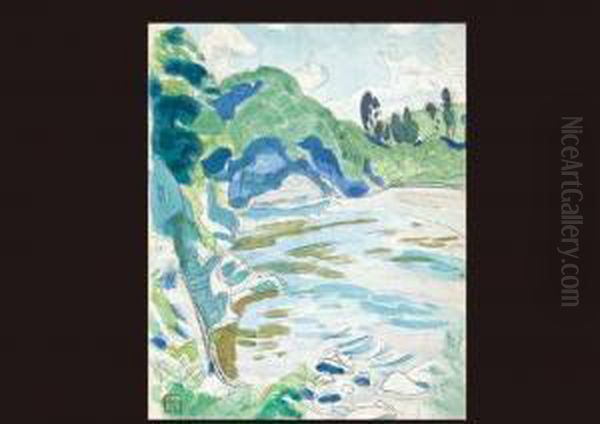 Tamayodo View Oil Painting by Sotaro Yasui