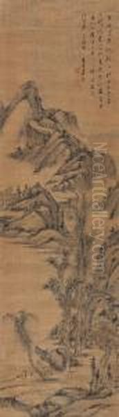 Landscape Oil Painting by Wang Yuanqi