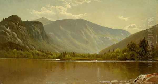 Echo Lake, New Hampshire Oil Painting by Alfred Thompson Bricher