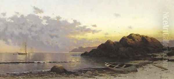 Sunset 2 Oil Painting by Alfred Thompson Bricher