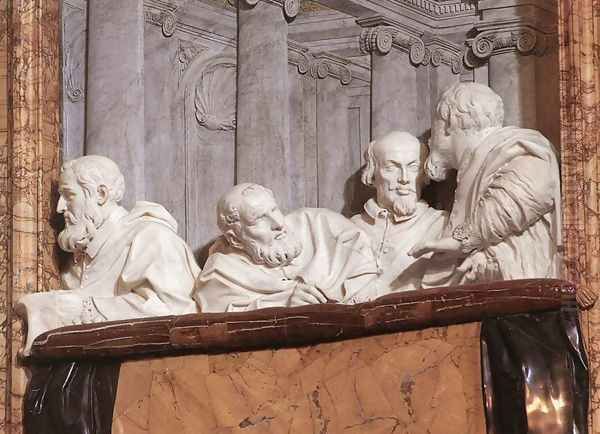 Loggia of the Founders Oil Painting by Gian Lorenzo Bernini