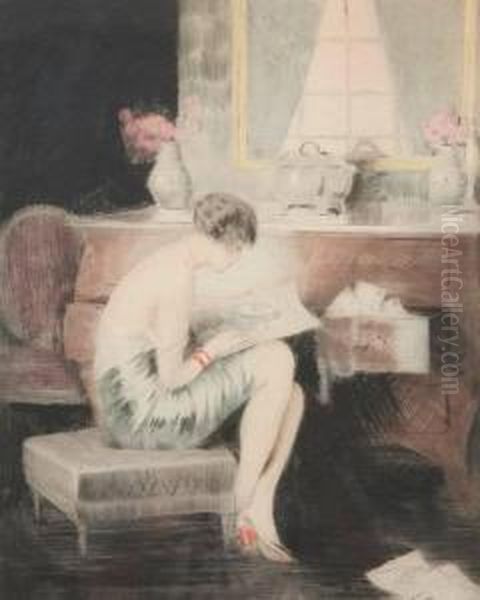 Les Modes D'autrefois Oil Painting by William Ablett