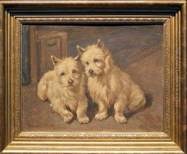 Confidences Oil Painting by Joseph Denovan, Adam Jnr.