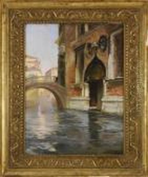 Rio San Paolo, Venise Oil Painting by Raymond Allegre