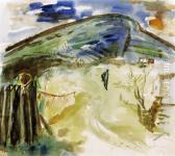 Countryside Oil Painting by Imre Amos