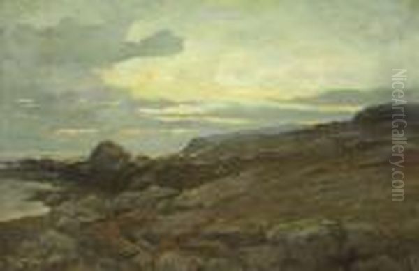 Kustenlandschaft Oil Painting by Anders Anderson-Lundby