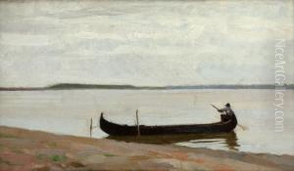 Fishing Trip Oil Painting by Constantin Artachino