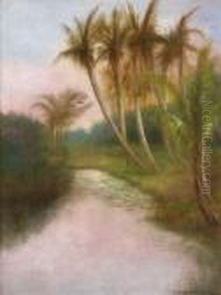 Floride Oil Painting by Ben Austrian