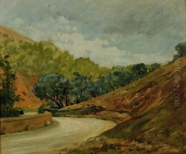 Paesaggio Oil Painting by Guglielmo Baldassini